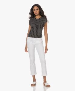 Closed Gestreept T-Shirt Met Kapmouwen - Zwart -JAMES PERSE WINKEL 230706 9d7142fc 56ea 4e89 9ec6 c84224ec7a99