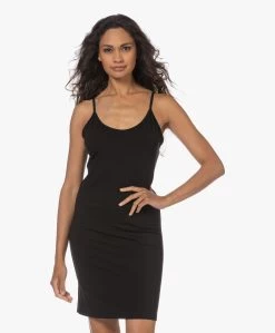 Lasalle Jersey Lyocell Spaghettijurk - Zwart -JAMES PERSE WINKEL 230706 a8e9dcf7 ac31 4240 84a4 5e395aef2402