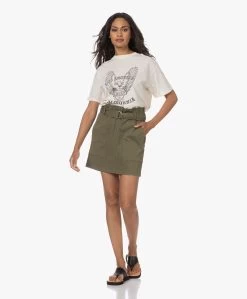 Anine Bing Aveline Stretch-Katoenen Cargo Rok - Army Green -JAMES PERSE WINKEL 230706 b7f4abcf 7cf9 40a8 852e b9695b8b4e65