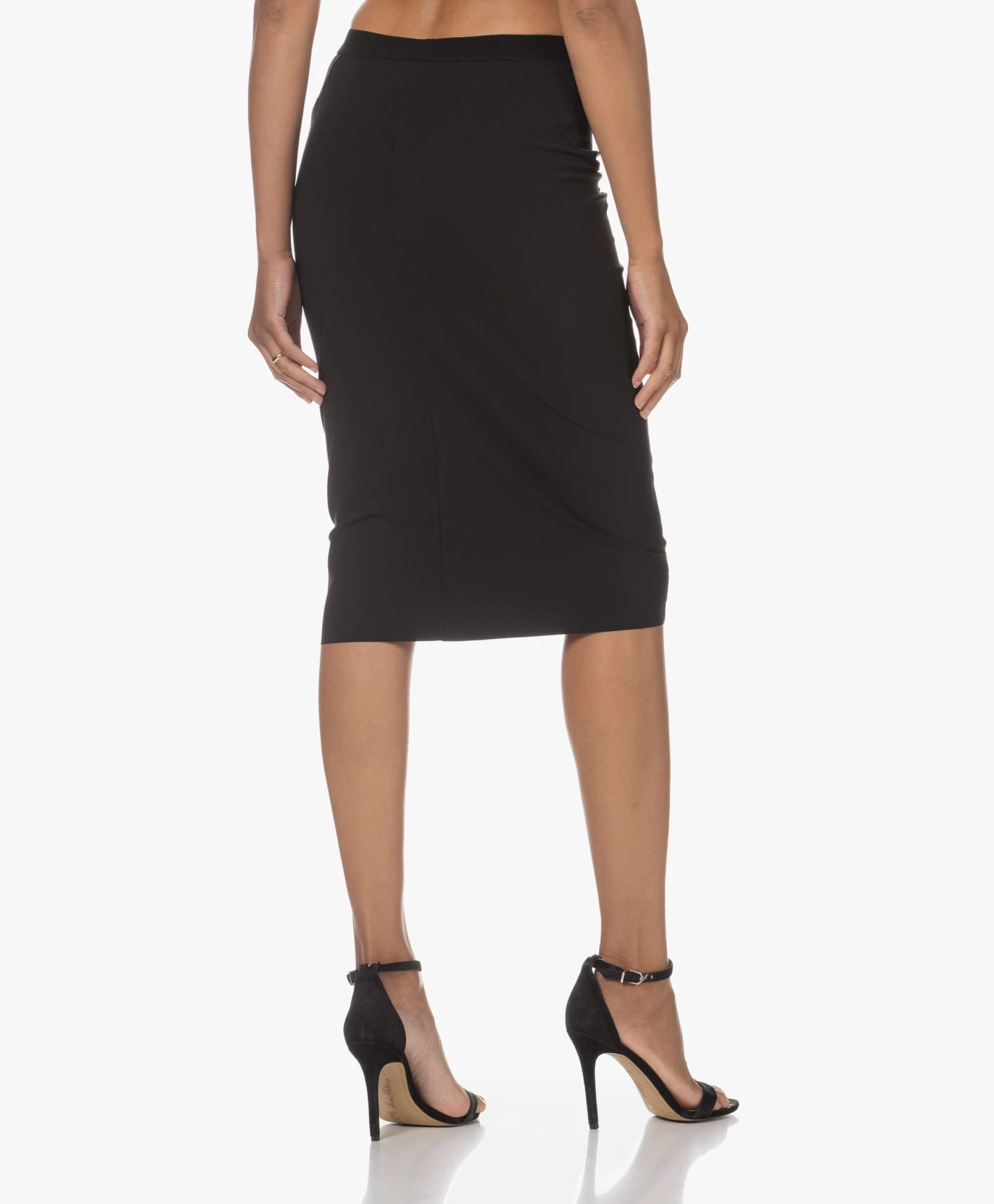 Japantky Nosi Jersey Kokerrok - Zwart 6 Japantky Nosi Jersey Kokerrok - Zwart - Afbeelding 4