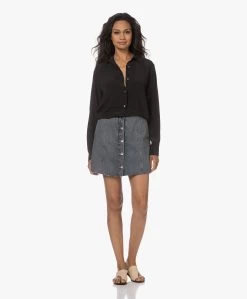 Pomandère Mini Denim Doorknooprok - Dirty Blue -JAMES PERSE WINKEL 230713 073fa0e3 134b 4d20 a445 12f365839966