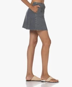 Pomandère Mini Denim Doorknooprok - Dirty Blue -JAMES PERSE WINKEL 230713 c8a29028 6b36 45cf a22e 8bcdf414aafc