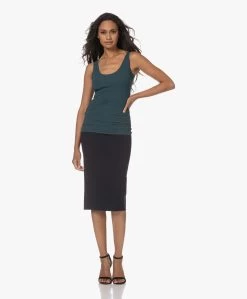 Japantky Nosi Jersey Kokerrok - Zwartblauw -JAMES PERSE WINKEL 230718 29645267 780f 40ce b288 3fb5e1d7b73a