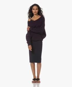 Japantky Nosi Jersey Kokerrok - Zwartblauw -JAMES PERSE WINKEL 230718 2e2be0d5 8161 4062 a42c d5f03ae9d0b3