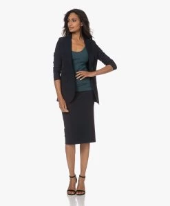 Japantky Nosi Jersey Kokerrok - Zwartblauw -JAMES PERSE WINKEL 230718 5d832cf6 a5ab 42a6 9edb 5ae6b467f663