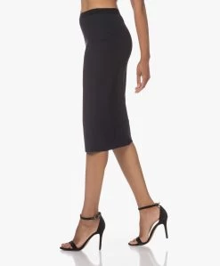 Japantky Nosi Jersey Kokerrok - Zwartblauw -JAMES PERSE WINKEL 230718 5e9d3adc 02d3 476a 93d4 ab52530a433d