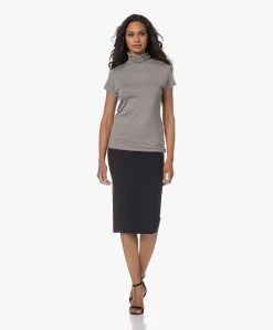 Japantky Nosi Jersey Kokerrok - Zwartblauw -JAMES PERSE WINKEL 230718 c6f175b6 2a4b 4b4f bf6b 9590992dcf15