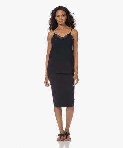 Japantky Nosi Jersey Kokerrok - Zwartblauw -JAMES PERSE WINKEL 230718 e307fd55 7c51 40a5 a28c 1abbe5aa0a4e