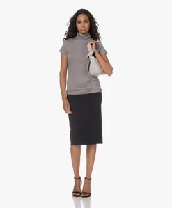 Japantky Nosi Jersey Kokerrok - Zwartblauw -JAMES PERSE WINKEL 230718 f748c295 d4b7 40d1 9afc e687fad27b12