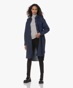 Denham Melrose Denim Jurk - Donkerblauw -JAMES PERSE WINKEL 230720 28f6ec0c c43e 4887 a467 abcc58a8e8bc