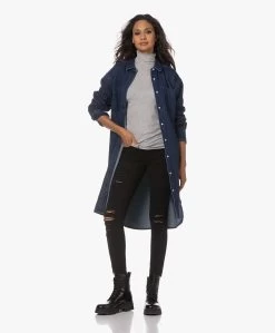 Denham Melrose Denim Jurk - Donkerblauw -JAMES PERSE WINKEL 230720 3cfc0668 0990 41a3 9ae3 f212580fefb9