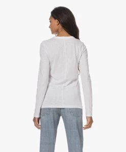 Rag & Bone The Slub Katoenen Longsleeve - Wit -JAMES PERSE WINKEL 230720 44c858d5 dbe7 4be7 8c5b eab01a3da502