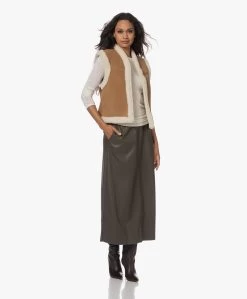 Japantky Konomi Vegan Leren Lange Rok - Khaki -JAMES PERSE WINKEL 230720 6f729cef b97c 4796 b2f2 f5db473f13f0