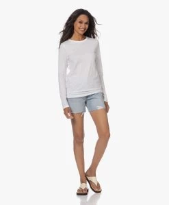Rag & Bone The Slub Katoenen Longsleeve - Wit -JAMES PERSE WINKEL 230720 aad92117 4e6d 4aaa bb06 e60a5ece6325