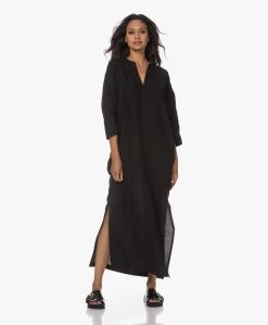 Woman By Earn Judy Linnen Maxi Jurk - Zwart -JAMES PERSE WINKEL 230720 b2beb105 c5e1 4735 b79e 9142321cd802