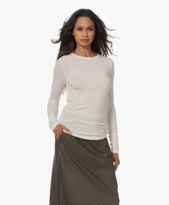 Gai+Lisva Thyra Wolmix Longsleeve - Off-White -JAMES PERSE WINKEL 230720 cd57837a e398 45f1 a5cb 3c422f3bd14d