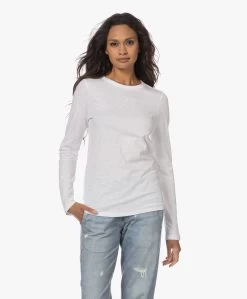 Rag & Bone The Slub Katoenen Longsleeve - Wit -JAMES PERSE WINKEL 230720 de76dbbb 7f47 456b a3e5 afcb753e688d