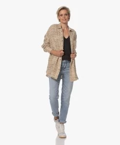 Iro Rodeo Linnen V-Hals T-Shirt - Zwart -JAMES PERSE WINKEL 230724 8014e974 1d0b 4084 94a9 bfe82aa1a719