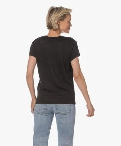 Iro Rodeo Linnen V-Hals T-Shirt - Zwart -JAMES PERSE WINKEL 230724 9c6cc3ab e7c6 49d0 8baf 06e7a50337b3