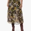 Kyra Vanessa Seersucker Print Rok - Yellow Curry -JAMES PERSE WINKEL 230725 0a441bfa 26d8 4f28 b210 9895b26c4f5a
