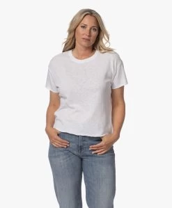 American Vintage Sonoma Slub Jersey T-Shirt - Wit -JAMES PERSE WINKEL 230725 30c44a9f 57a3 4ca5 991d e9a27067d4fe