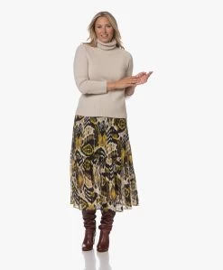 Kyra Vanessa Seersucker Print Rok - Yellow Curry -JAMES PERSE WINKEL 230725 398fa525 e4d7 4881 84b9 5e7155a49e45