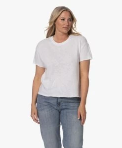 American Vintage Sonoma Slub Jersey T-Shirt - Wit -JAMES PERSE WINKEL 230725 4c7458cf c4d0 459a ba3c 436007c84436