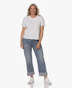 American Vintage Sonoma Slub Jersey T-Shirt - Wit -JAMES PERSE WINKEL 230725 4d060cbb 427a 4e43 9f31 2f431f515d9a