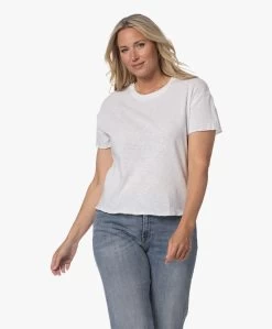 American Vintage Sonoma Slub Jersey T-Shirt - Wit -JAMES PERSE WINKEL 230725 6459b831 6a67 47a9 8046 3ee47af0dc2a