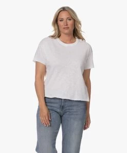 American Vintage Sonoma Slub Jersey T-Shirt - Wit