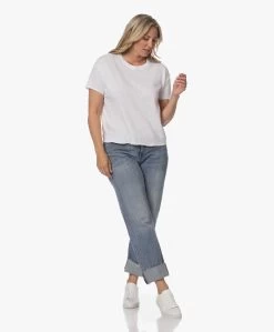 American Vintage Sonoma Slub Jersey T-Shirt - Wit -JAMES PERSE WINKEL 230725 c84c4e7f e553 4d40 b011 0a3993dd631f