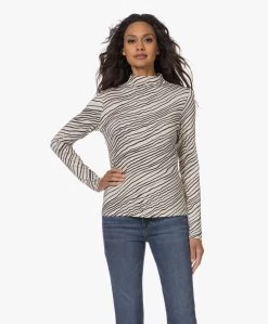 No Man'S Land Viscose Colshirt Met Streepdessin - Champagne -JAMES PERSE WINKEL 230727 10e7a200 b920 41cc a705 4673f61adb62