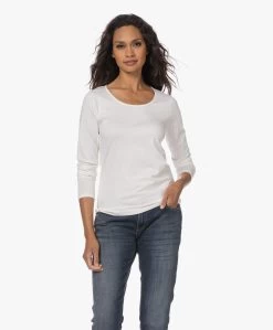 No Man'S Land Jersey Longsleeve T-Shirt - Ivoor -JAMES PERSE WINKEL 230727 486265e6 fb0e 4d5e 900b 75b6d6117d6a