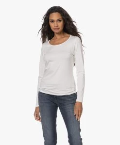 No Man'S Land Jersey Longsleeve T-Shirt - Ivoor -JAMES PERSE WINKEL 230727 6ff19741 d774 467b 9169 51b4bc15a5a4