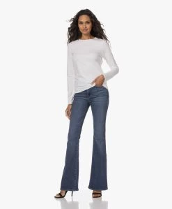 No Man'S Land Katoenen R-Hals Longsleeve - Wit -JAMES PERSE WINKEL 230727 791180db b183 4a97 acd1 de94bfa8881b