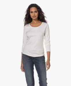 No Man'S Land Jersey Longsleeve T-Shirt - Ivoor -JAMES PERSE WINKEL 230727 97cbedff 2658 4f13 953c efaea9ccc3d3