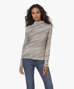 No Man'S Land Viscose Colshirt Met Streepdessin - Champagne -JAMES PERSE WINKEL 230727 9e3bf143 7ba2 4f0c b174 f118d5fc0c3c