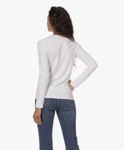 No Man'S Land Katoenen R-Hals Longsleeve - Wit -JAMES PERSE WINKEL 230727 be508b8d d6be 48b3 b668 91265fe9ac4a