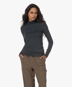 Majestic Filatures Viscose Soft Touch Jersey Colshirt - Crepuscule -JAMES PERSE WINKEL 230801 197382fa 0ccf 43ad aee6 d090284a7c22