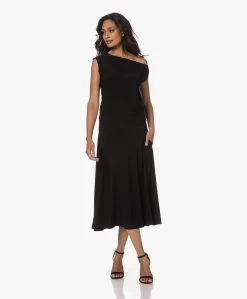 Norma Kamali Flared Midi Rok - Zwart -JAMES PERSE WINKEL 230801 5cbb8537 bdef 4bdc 94d1 557a9477ff53