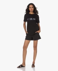 Iro Marcella Korte Mouwen Logo T-Shirt - Zwart -JAMES PERSE WINKEL 230801 a03bf1fe 1747 4a14 a043 e79fc0e9a9e8