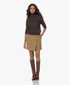 Pomandère Linnen-Wolmix Visgraatdessin Rok - Honey -JAMES PERSE WINKEL 230802 2eb4367c 280a 4105 8761 ab7f3a2c795a