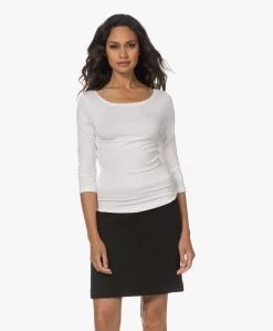 No Man'S Land T-Shirt Met Driekwartmouwen - Ivoor -JAMES PERSE WINKEL 230802 6251f4d0 fcea 4442 b65e 249f92717266