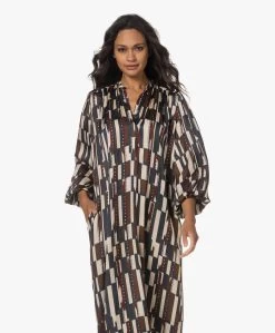 Diega Robila Viscose Satijn Print Jurk - Multi -JAMES PERSE WINKEL 230802 731ec4ef e82e 4c4f a3f3 c50ca45418e4
