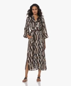 Diega Robila Viscose Satijn Print Jurk - Multi -JAMES PERSE WINKEL 230802 826a02ad 90f2 4d24 a421 7ba9709280d7