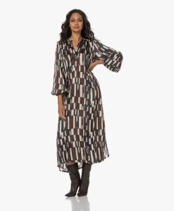 Diega Robila Viscose Satijn Print Jurk - Multi -JAMES PERSE WINKEL 230802 a0333d6a b72a 4acd 978d 17f7bc1fa717