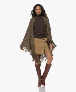 Pomandère Linnen-Wolmix Visgraatdessin Rok - Honey -JAMES PERSE WINKEL 230802 a74f9d71 c822 4779 9668 645344e36b0f