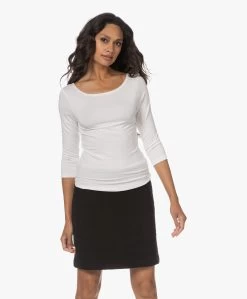 No Man'S Land T-Shirt Met Driekwartmouwen - Ivoor -JAMES PERSE WINKEL 230802 aa143702 889b 4007 aed9 59cab7b8c70c