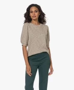 By-Bar Nicky Gestreept Slub Jersey T-Shirt - Chalk -JAMES PERSE WINKEL 230802 cafb425b 5c87 4d3d 8baf 07e552c27695