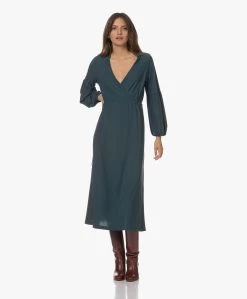 No Man'S Land Tech Jersey Overslagjurk - Bottle Green -JAMES PERSE WINKEL 230803 17d88d75 1c83 49ae be29 ceca25e83610